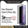 For Xiaomi MI Civi 5 Pro 5G Glass IMAK 3D Curved Privacy Tempered Glass Full Screen Coverage Film