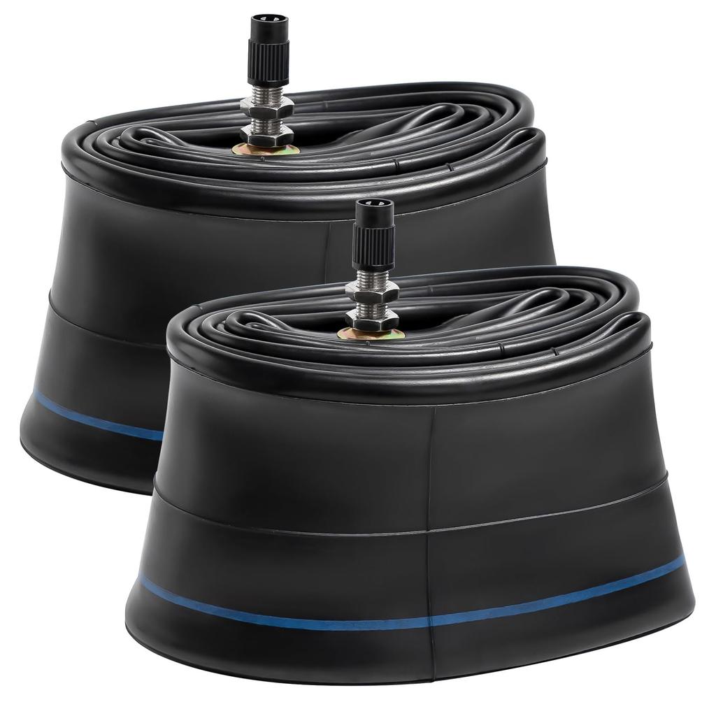 PaoWin Tubes Tubes with TR4 Motorcycle Motorcycle Tire Motorcycle Tire Moped Tubes Two-Pack 2.50-17 Heavy-Duty (1x) + 3.00-14 Heavy-Duty (1x),