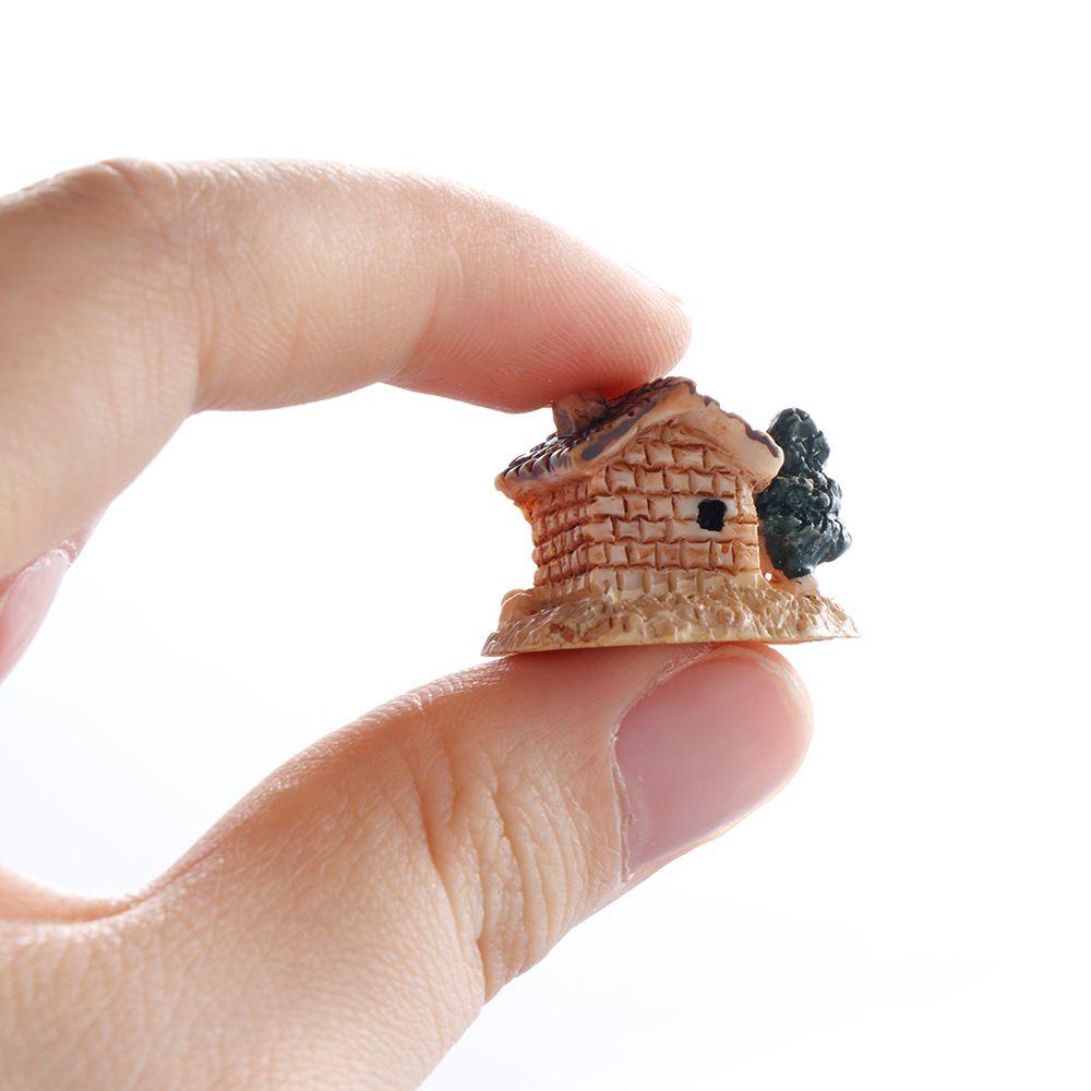 Gardening Decorations Moss Cottages Micro Landscape Mini Small House Figurines & Miniatures