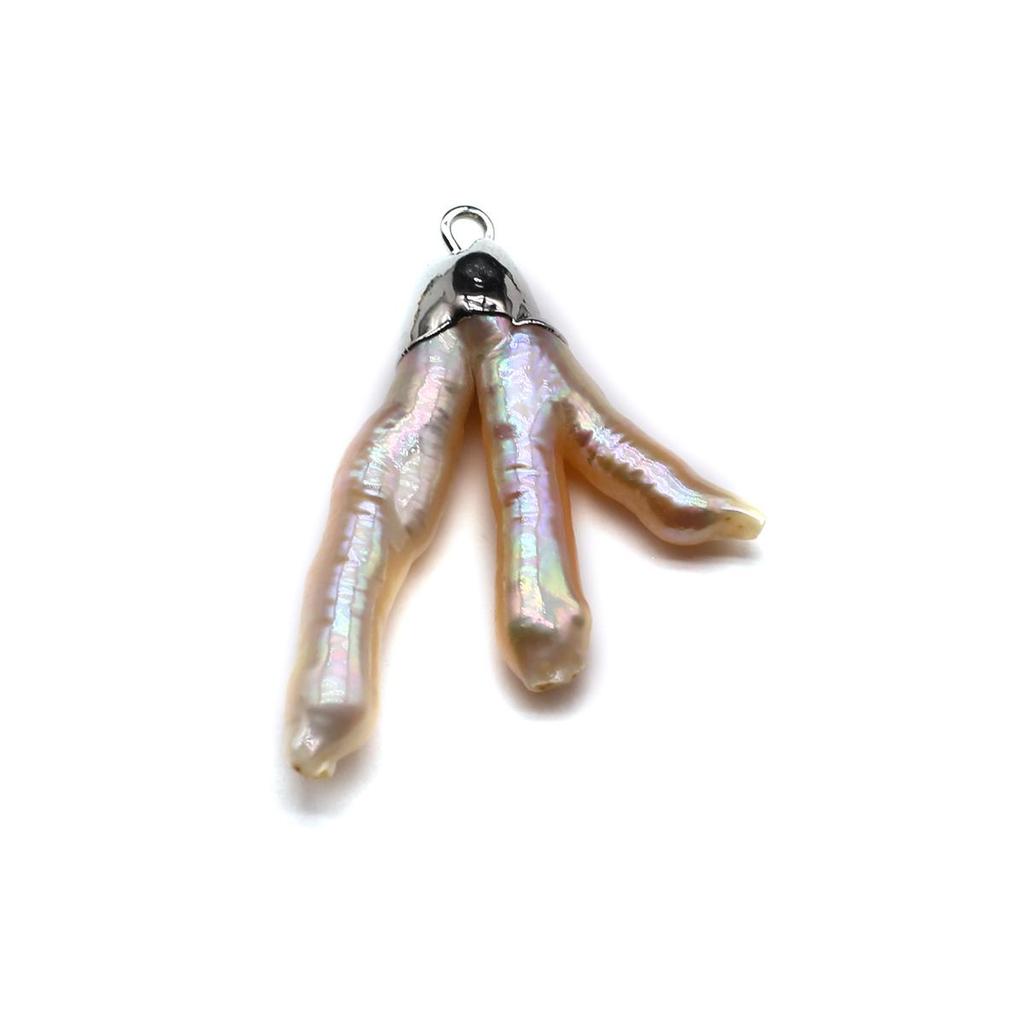 Pearl Pendant Freshwater Pearl Baroque Pendant For Jewelry Making DIY Necklace Accessory