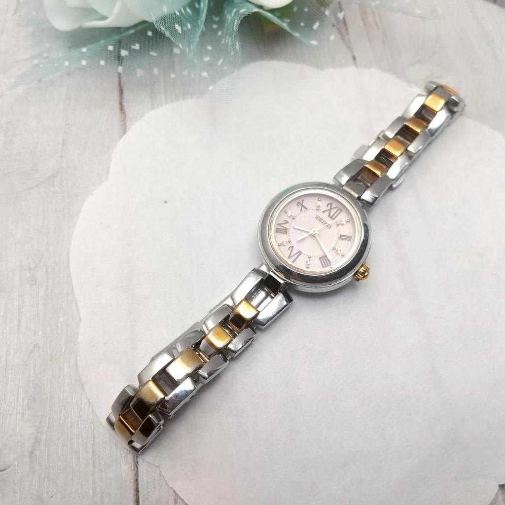 [USED] Working Seiko Women's Watch with Pink Dial