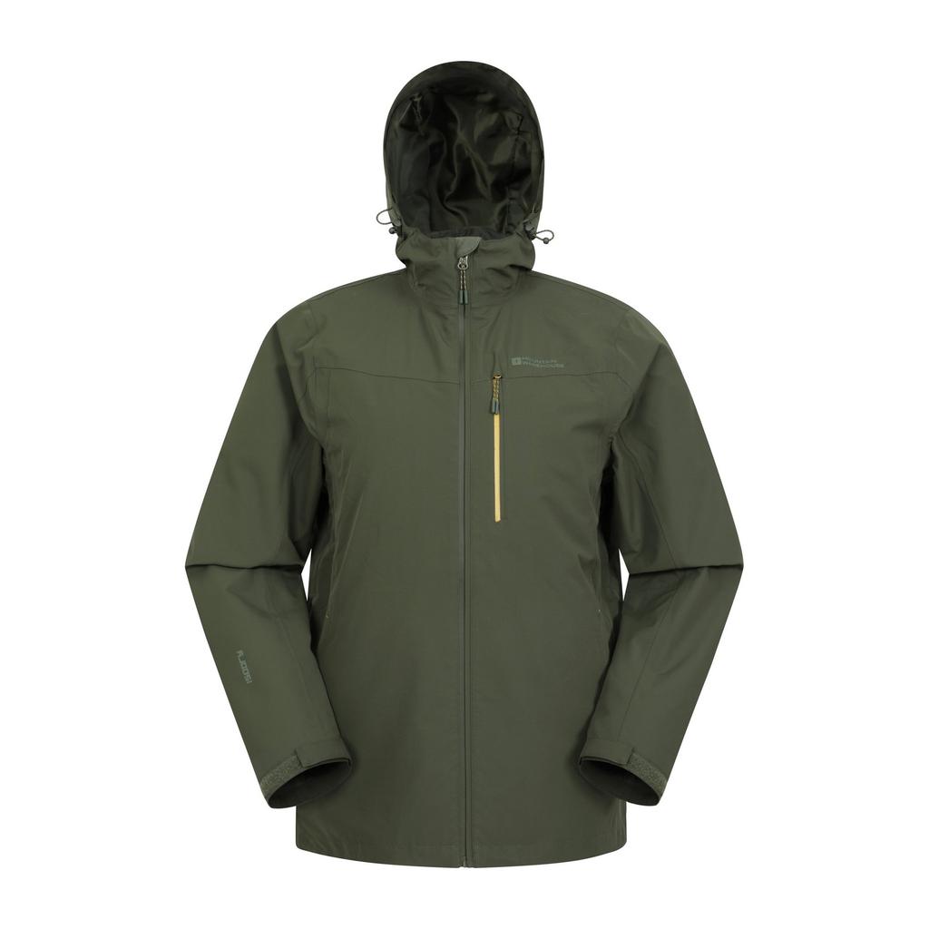 Mountain Warehouse Mens Brisk Extreme Colour Block Waterproof Jacket
