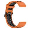 QuickFit 22mm 26mm Fenix8 Watch Band For Garmin Fenix E 8 47mm 51mm 7 7X 6 6X/Epix Pro/Enduro 3 Two-Tone Silicone Strap Bracelet