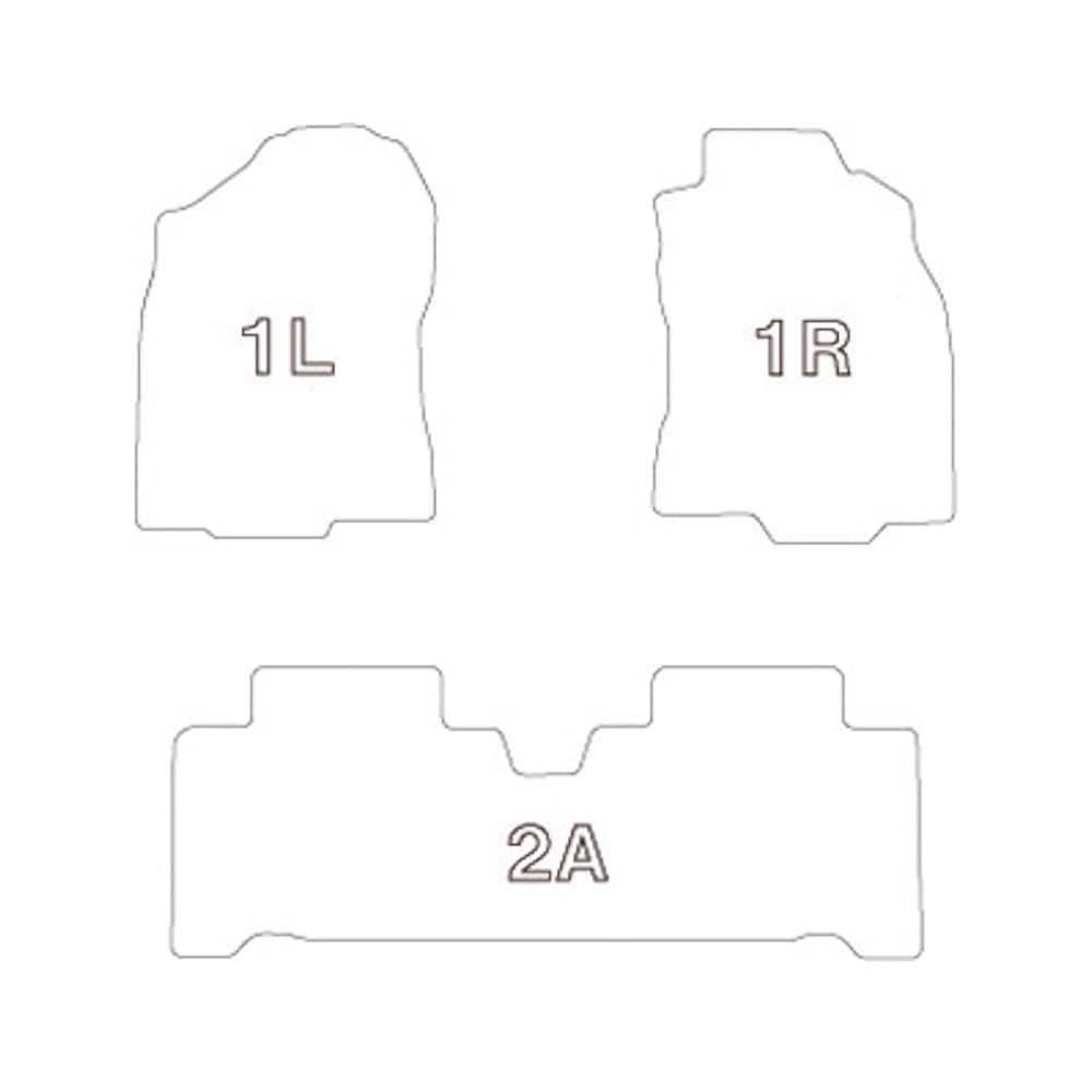 Комплект напольных ковриков Clazzio 3D Type для 1 гибрида серии 60 после MC, НОВЫЙ резиновый тип, черный Harrier/Harrier H29(2017)/6~R2(2020)/6 ET-1151 [5EETB1151K]