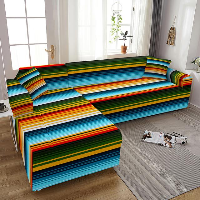 Мраморные чехлы для диванов для гостиной, эластичные чехлы с геометрическим рисунком, чехол для дивана, L-образная форма, Funda De Sof á De Esquina Fundas Para Sof á S