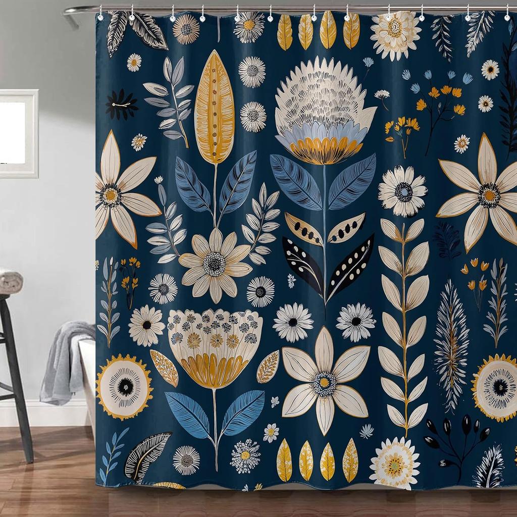 Забавная японская кошка Занавеска для душа Милая Забавная Крутая Кошка Монстр Акула Занавески для душа для ванной Винтажные Океанские волны Аниме Детские