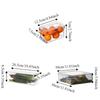 with Lids Fridge Organizer Box Transparent Kitchen Storage Box Fridge Drawer Organizer  Office