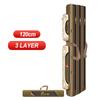 2/3/4 Layer Portable Folding Fishing Rod Reel Bag Fishing Pole Gear Tool Carry Case Carrier Bag for Fishing Large Capacity Travel Bag