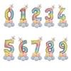 Birthday Decoration Aluminum Film Balloon Balloon Tower Wedding Decorations Number Combination Set