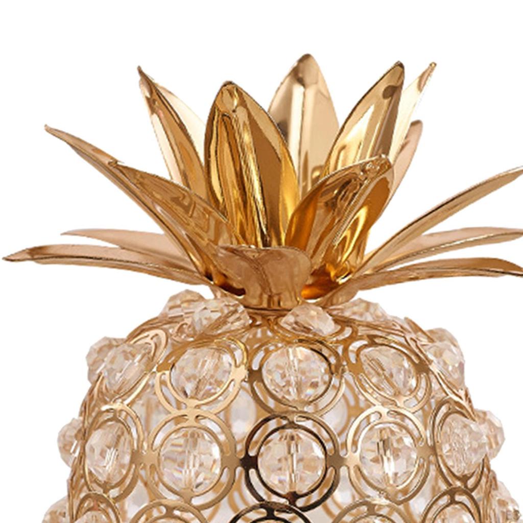 Fruit Statue Figurine Ornaments HandmadeRhinestone Collectibles for Living Room Bookshelf Entrance