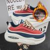 Men's Winter Versatile Sports Casual Shoes: Velvet-Lined, Thick-Soled, Height-Boosting Fashion Sneakers for Teens.