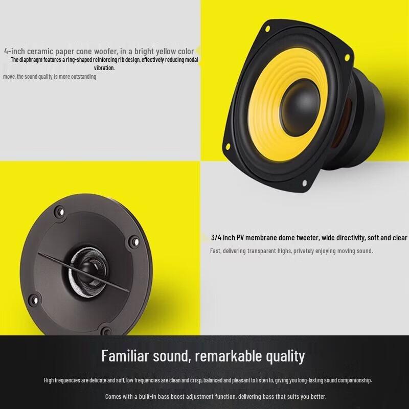 Edifier Активные настольные колонки R1000TC 2.0 Штепсель CN (адаптер в комплекте) (Китайская версия)