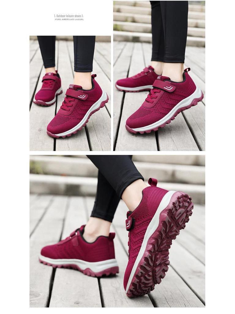 Genuine Soft-Soled Non-Slip Walking Shoes for Seniors - Lightweight & Comfortable for Spring and Autumn