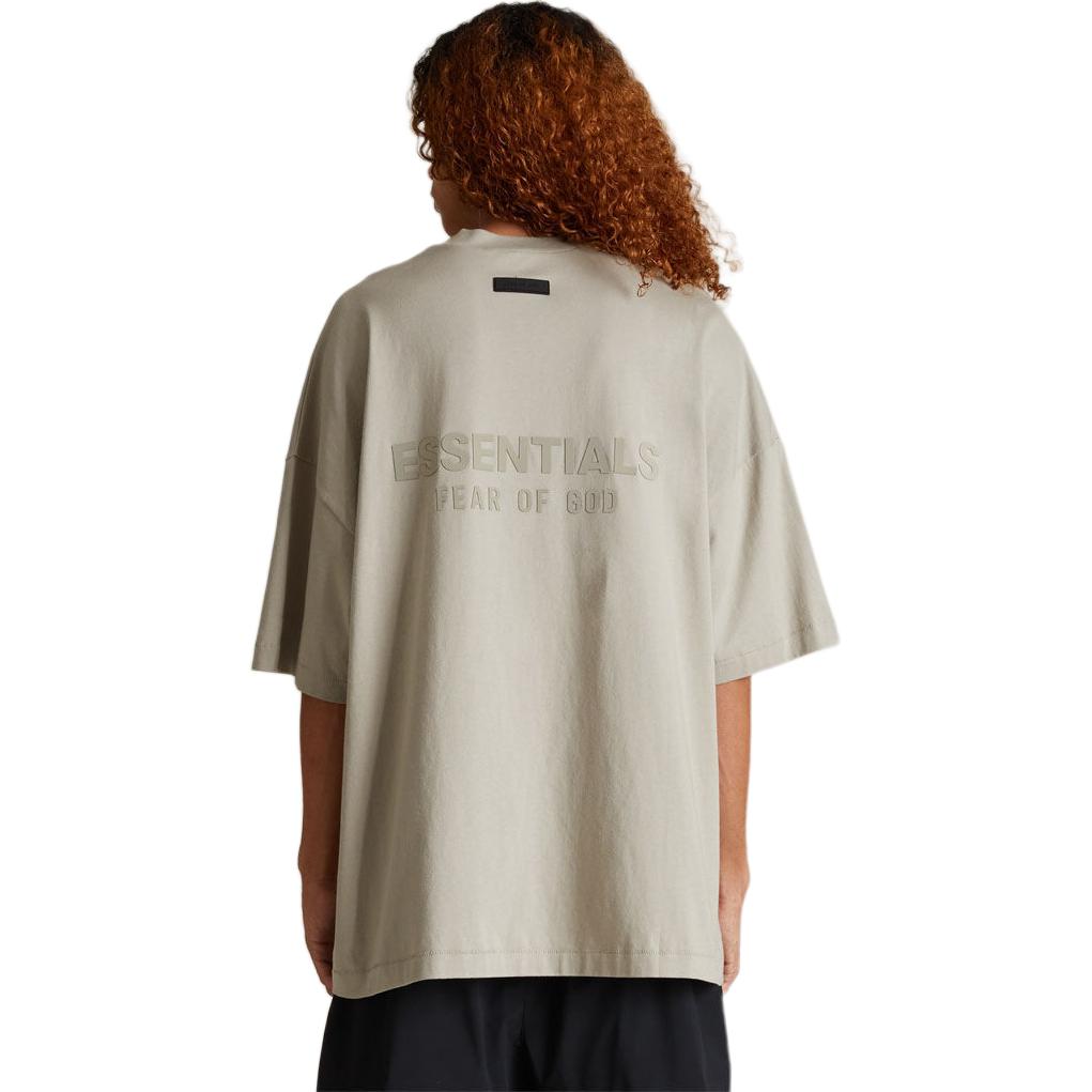 Fear of God Essentials Мужская футболка с V-образным вырезом Печать Тюлень Топы Серый 125SP244215F
