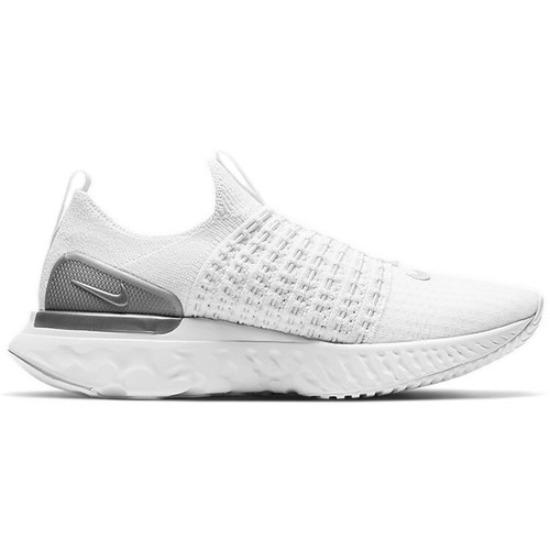 Nike React Phantom Run Flyknit 2 True White Silver 2020 - CJ0280-100