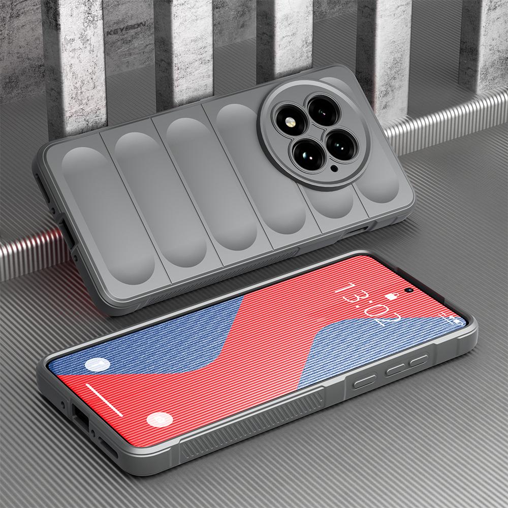 KEYSION Противоударный матовый чехол для OnePlus 13 5G Противоскользящий мягкий силиконовый чехол для задней панели телефона OnePlus 13 5G