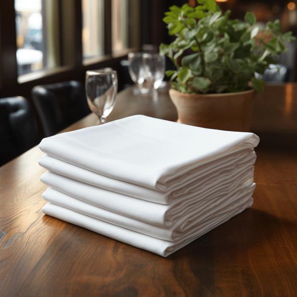 Cloth Napkins White 10 Pieces 40X40Cm