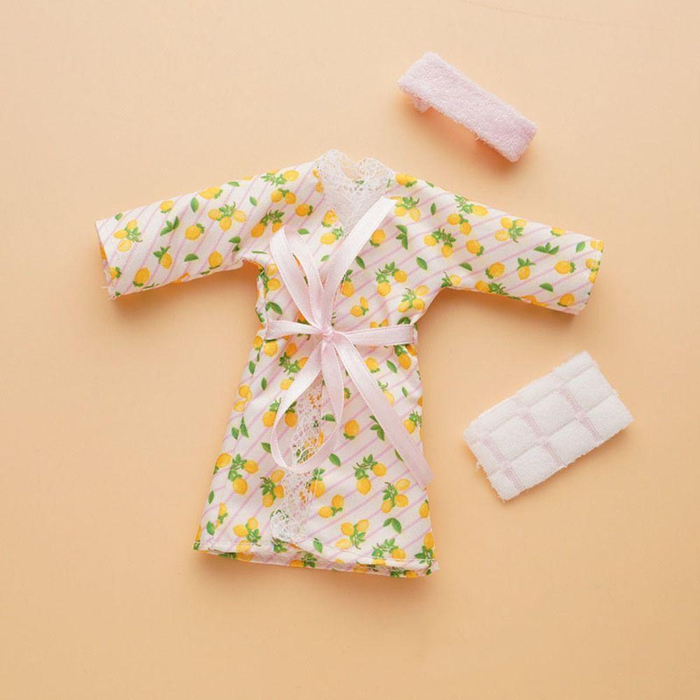 Sleep Wear Doll Bedroom Pajamas Sexy Clothes Summer Night Dress Nightly Sleeping Outfit 30cm Doll