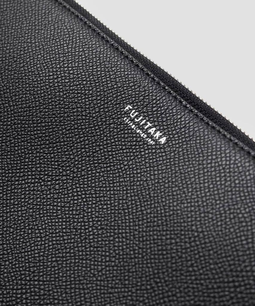 Waprolux Comfort Кожаная Сумка-Клатч Натуральная Кожа iPad Церемония 616212 [FUJITAKA] A4, Мужская Сумка, Нет. (черный)