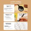 SHUANG YU Disposable Spoons, Frosted, 50 Individually Wrapped, Fruit Dessert Spoons, Takeout Fast Food Spoons, Black Turtles Spoons