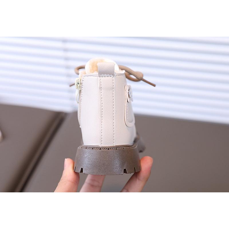 Новые детские хлопковые ботинки для мальчиков и младенцев Большие хлопковые ботинки для девочек Теплые короткие ботинки