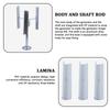 Vertical Axis Wind Turbine Model Three-phase Permanent Magnet Generator Windmill Toy Night Light Making DIY Display