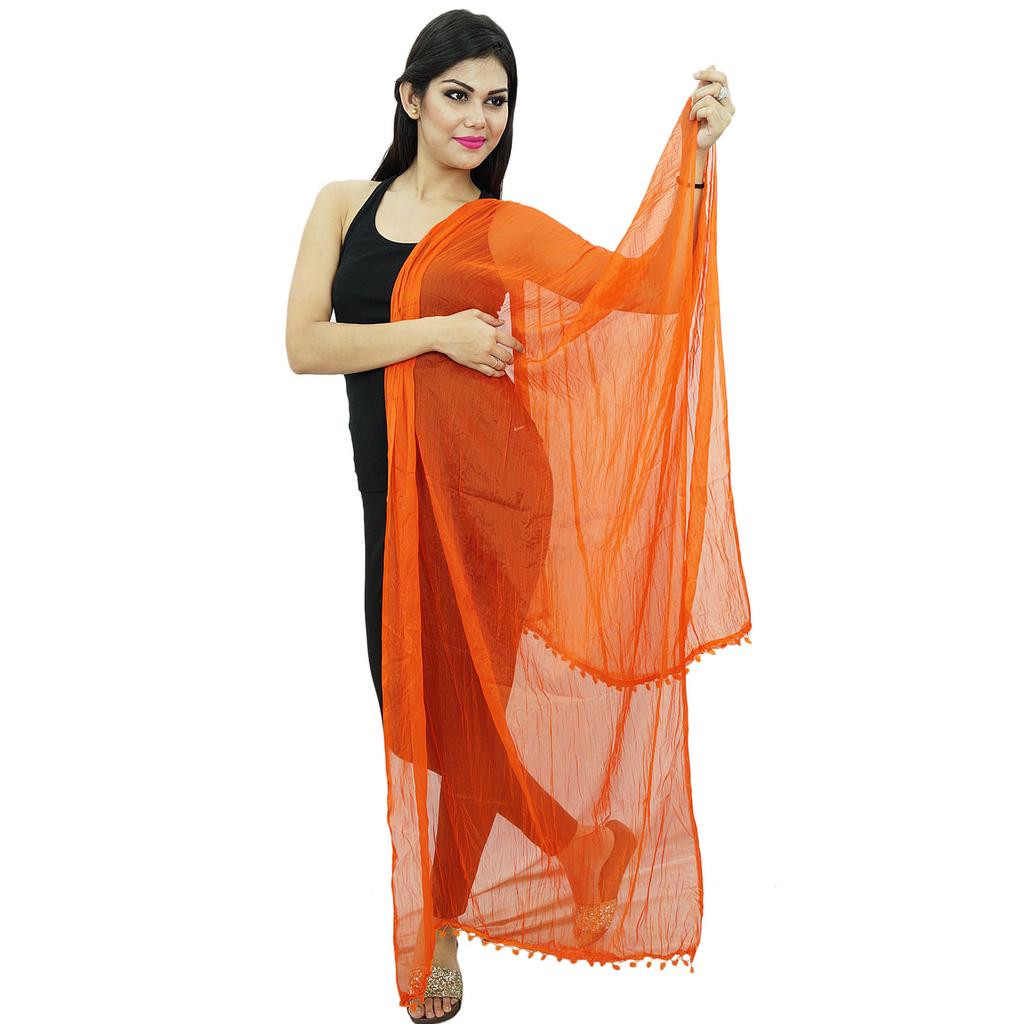 Длинные палантины из шифоновой смеси Dupatta, женские индийские шарфы с запахом, Chunni Indian