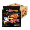 Samyang Buldak Spicy Ramen, Hot Chicken Ramen, Korean Stir-Fried Instant Noodle, Original, 1 Bag with 5 Pack