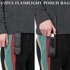 Durable Portable Flashlight Torch Bag Waist Belt Case Outdoor Tool Accessories Holster Holder Pouch