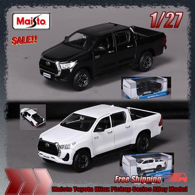 В наличии Maisto 1:27 Пикап Toyota Hilux Серия Симуляция Сплав Миниатюрная Литая Модель Автомобиля Кастом Коллекция Игрушек для Мальчиков Подарок
