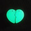 Ожерелье со светящимся камнем Radiant Heart - парная подвеска для парня и девушки