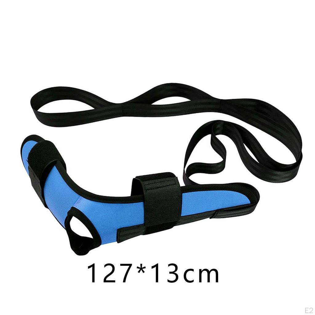 Фитнес-растягивающийся ремень для подколенных сухожилий, легкие принадлежности для упражнений, пояс с несколькими петлями для ног