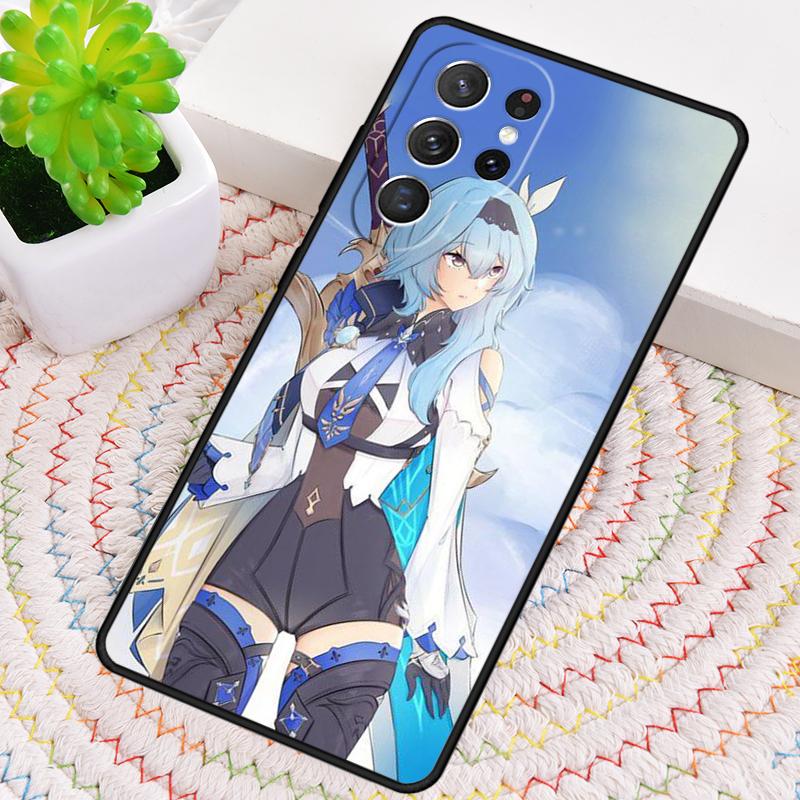 Genshin Impact Eula Игровой силиконовый чехол для телефона для Samsung Galaxy note 10 pro S26 S25 S24 S23 S22 S21 Plus S25Ultra Capa Cover