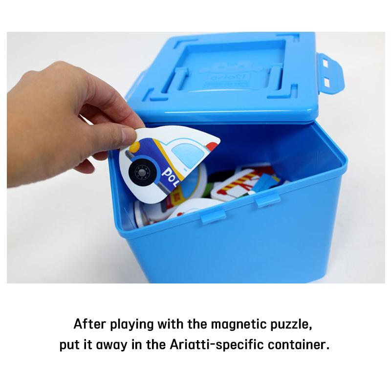 Mino Friends Magnetic Puzzle Series – Fruit / Vehicle / Dinosaur (KC Certified, Made In Korea) (4 Options)