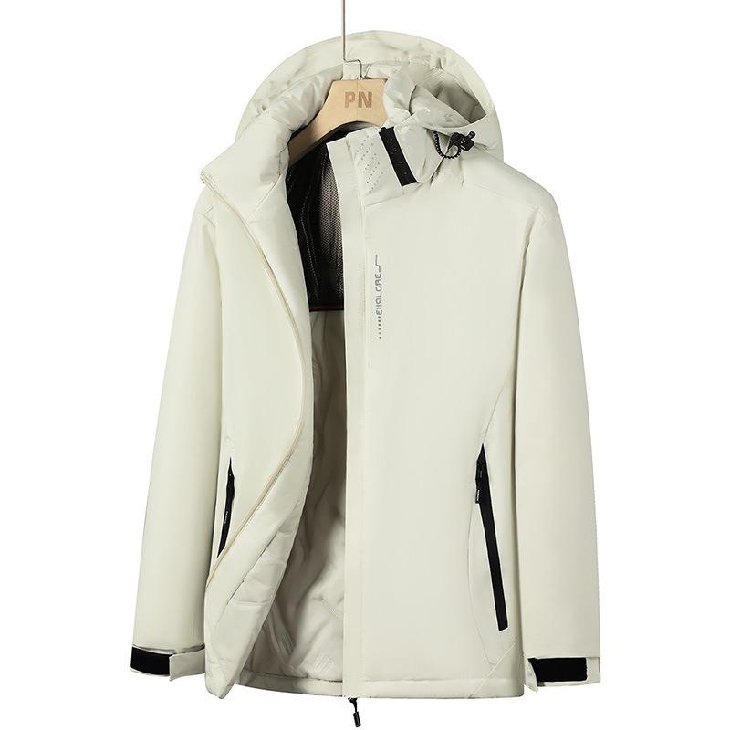 Графеновая куртка мужская утолщенная теплая хлопковая одежда ветрозащитная и водонепроницаемая уличная хлопковая одежда мужская зимняя куртка высокое чувство