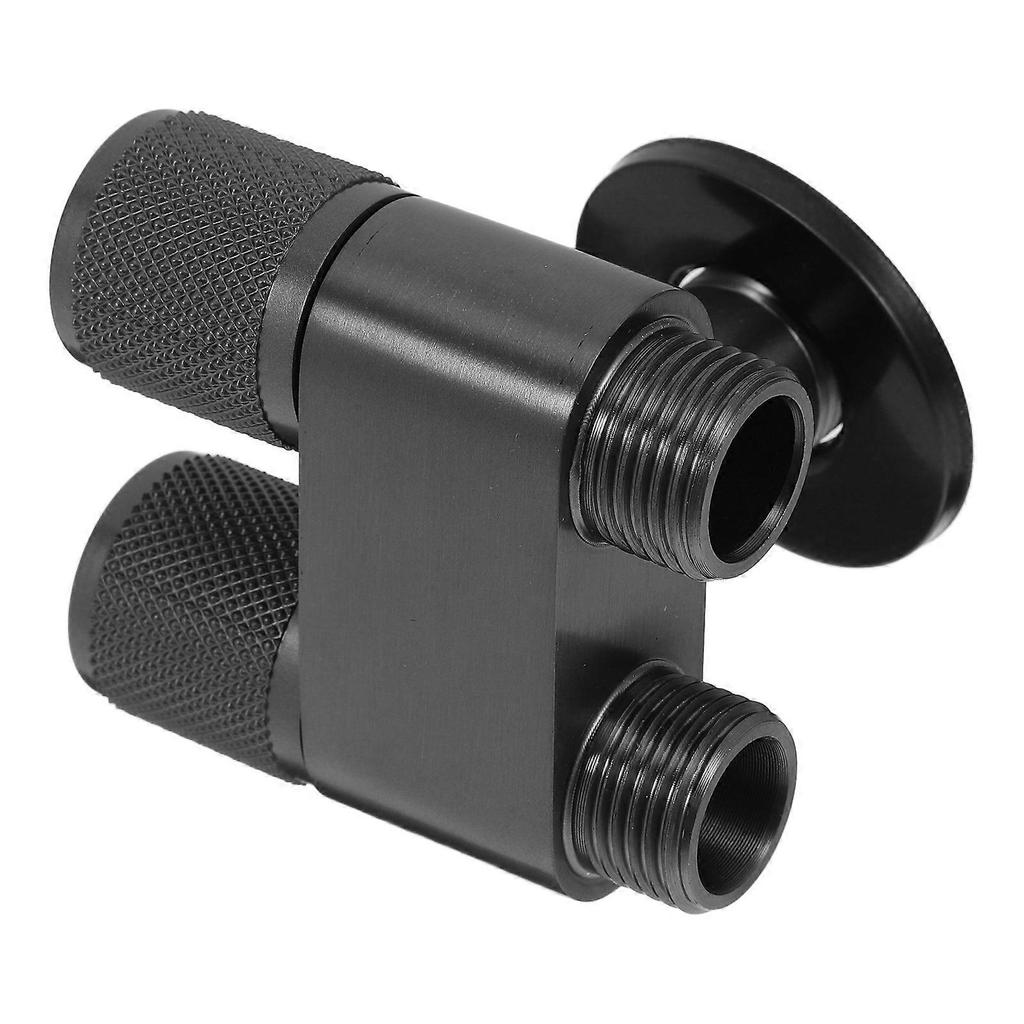 Metal 1 In 2 Out Dual Control Valve Stainless Steel Faucet Valve for Toilet Spray and Bathroom Cleaning Double Outlet Valve