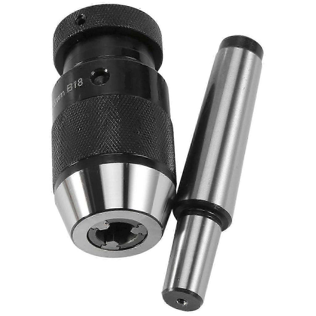 Keyless Drill Chuck 0.2-16 mm B18 + MT3 M12 DIN228A Morse Taper Arbor-Good