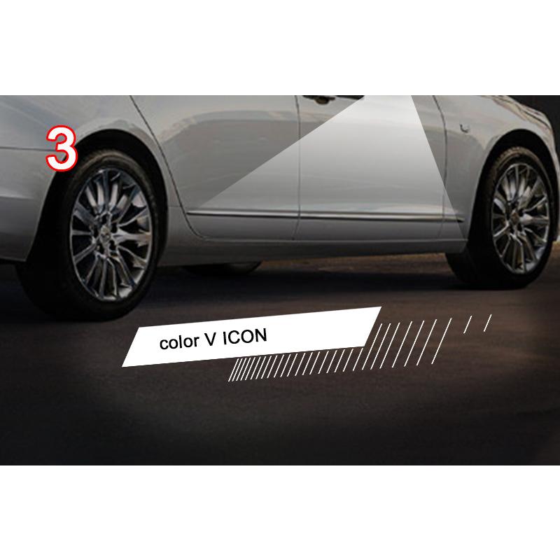 Для Cadillac CT4 CT5 CT6 ATS CTS HD Светодиодный Зеркало Заднего Вида Автомобиля Иконка Приветствия Тень Лазерный Проектор Призрачная Лампа Модификация