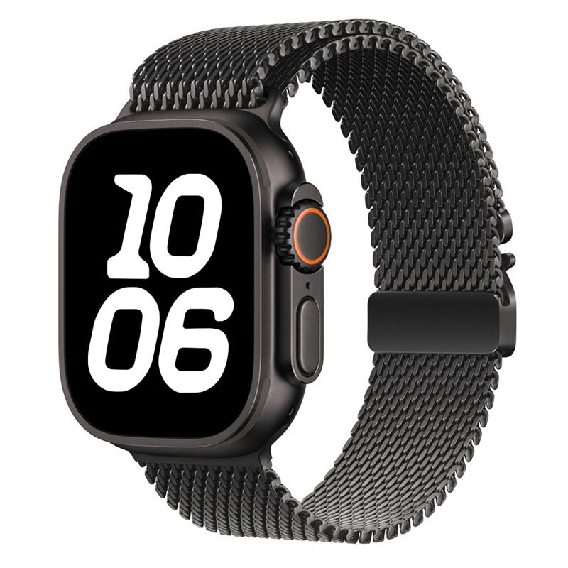 Ремешок-петля для Apple watch 10 9 8 7 41 45 мм 46 мм Ultra/2 49 мм Мужской женский металлический ремешок для iWatch 6 5 SE3 44 40 42 мм Ремень
