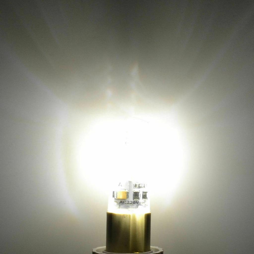 Yoryzeng 10 шт. Мини светодиодные лампы G4 2 Вт 12 В 220 В 24 светодиода 3014 SMD Силикон Замена галогенной лампы 20 Вт Люстра Точечный светильник Декор