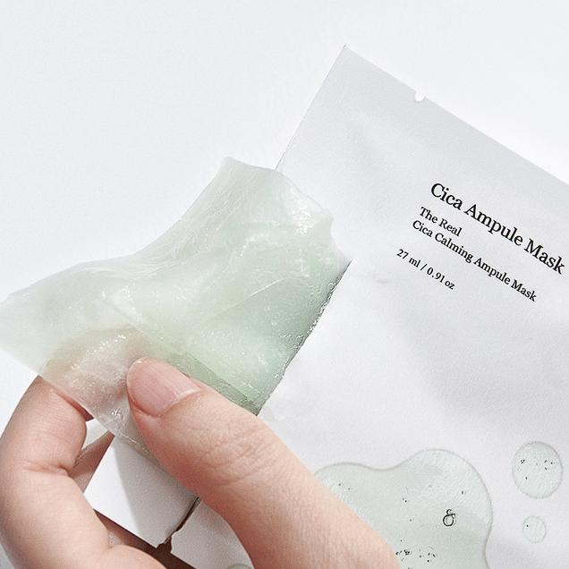 CELIMAX Успокаивающая ампульная маска The Real Cica 25 мл*5 шт.