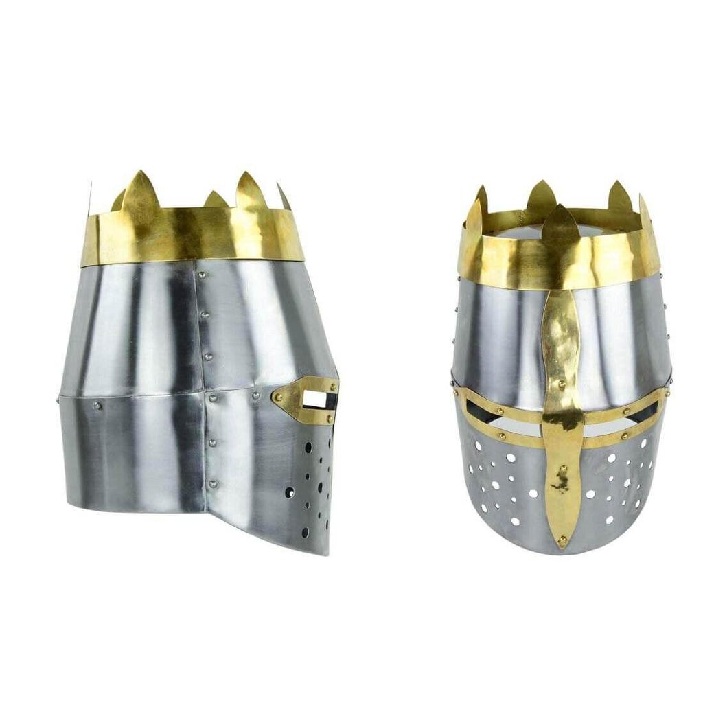 Шлем рыцаря-тамплиера 18-го калибра, XIII век