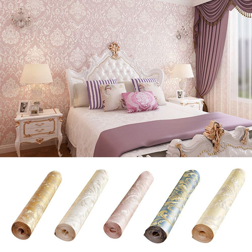 DIY Self Adhesive Wall Stickers Non-woven Fabric Decorative Contact Paper Wallpaper