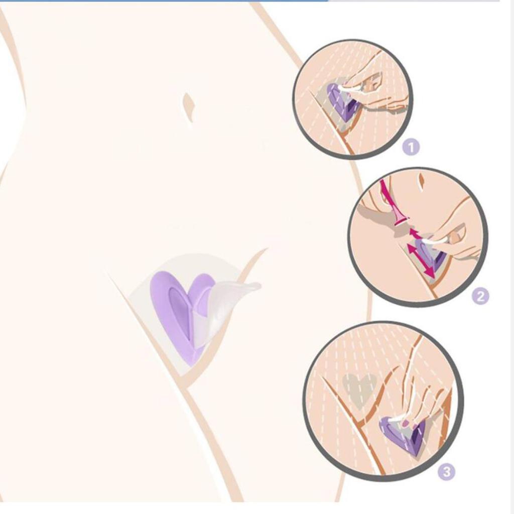 Pubic Hair Stencils Women Bikini Privates Shaving Stencil for Women Intimate Pubic Hair Trimmer