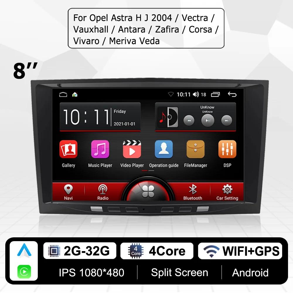 8 ''Apple CarPlay Android радио для Opel Astra HJ Vectra Vauxhall Antara Zafira Corsa CD Vivaro Meriva Veda автомобильный мультимедиа