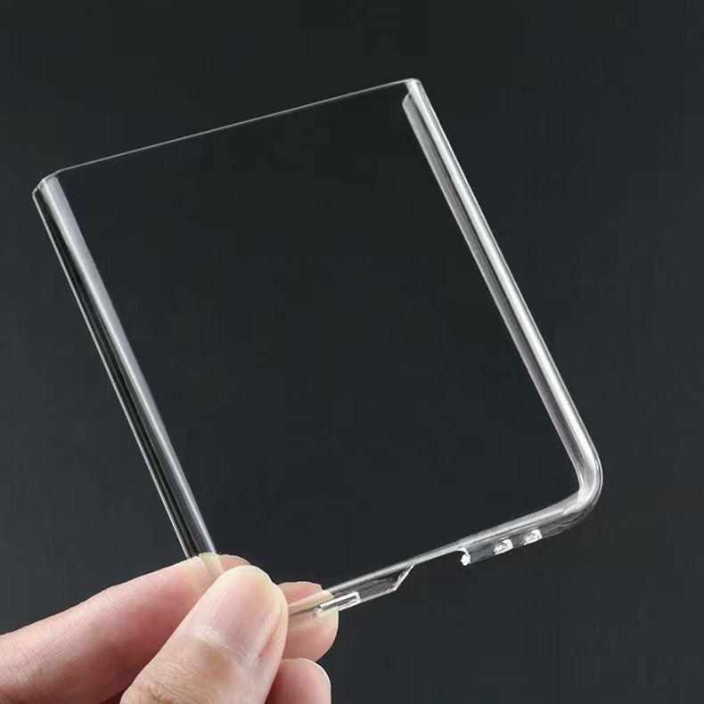 Роскошный прозрачный защитный чехол для Samsung Z Flip 3 5G – Складной экран, Жесткий корпус, Ударопрочный