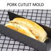 Прочные и портативные формы для выпечки в форме буквы U для печенья и хлеба, для выпечки булочек для свиных отбивных, из прочной углеродистой стали