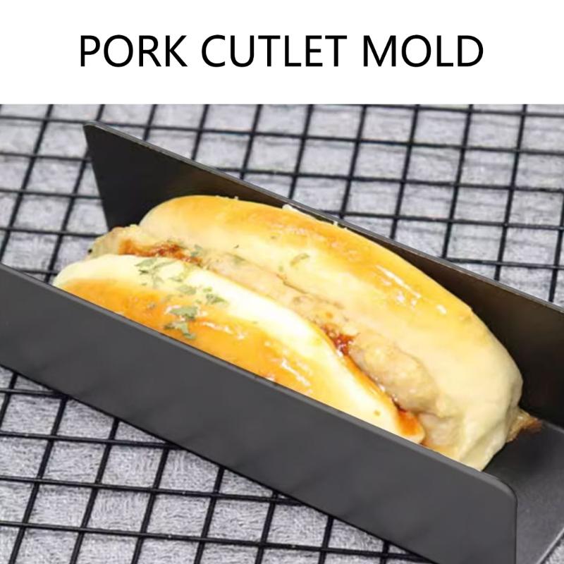 Прочные и портативные формы для выпечки в форме буквы U для печенья и хлеба, для выпечки булочек для свиных отбивных, из прочной углеродистой стали