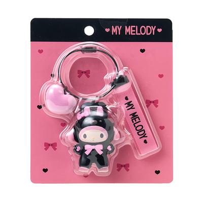 Брелок Sanrio Моя Мелоди С ворсистым покрытием 387550 (Черные животные)