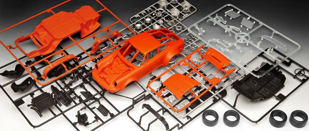 Немецкий Revell Porsche 934 RSR Пластиковая модель 07031 1/24 Jägermeister